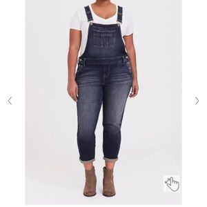 Torrid Denim Overalls.
